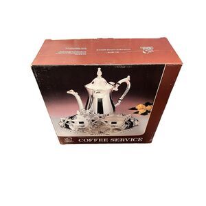 Sheridan Silver Vintage Coffee Tea Set Silverplate Taunton Silversmith 4 piece